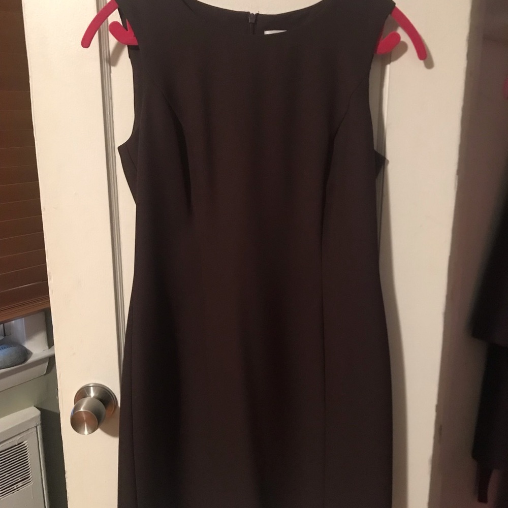 Brown mini dress